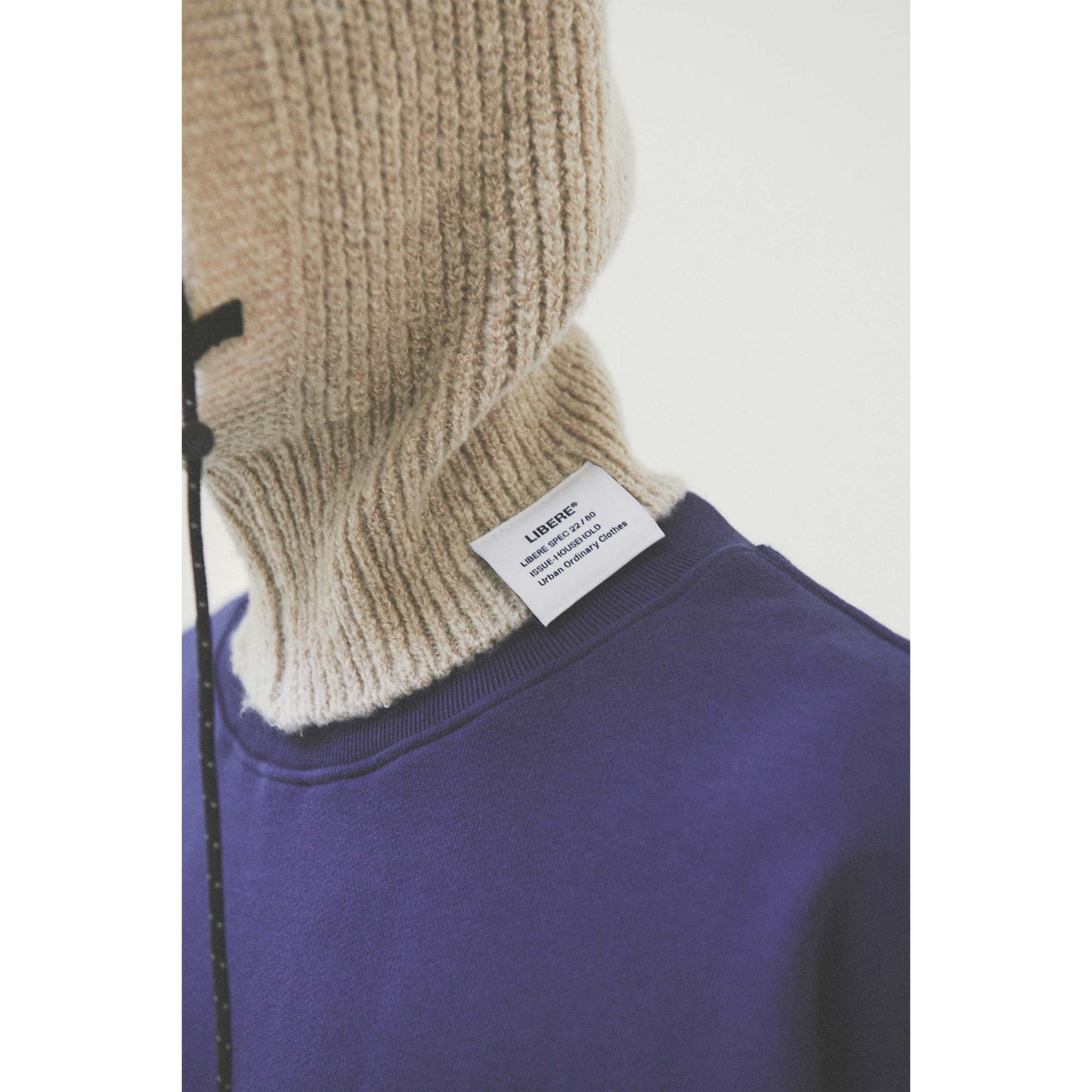 STRING WARM HOOD / IVORY