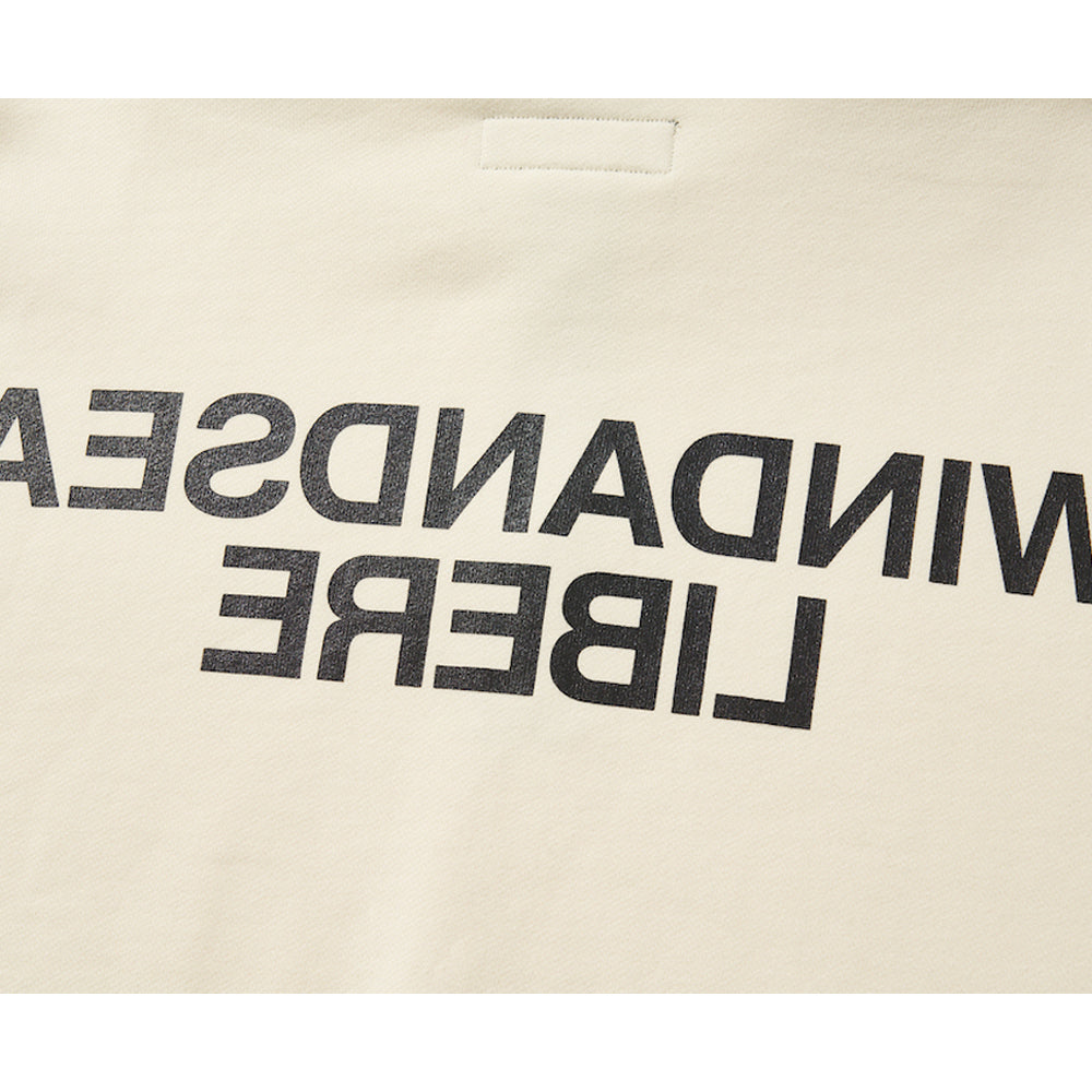WDS X LIBERE HARF-ZIP HOODIE / WHITE