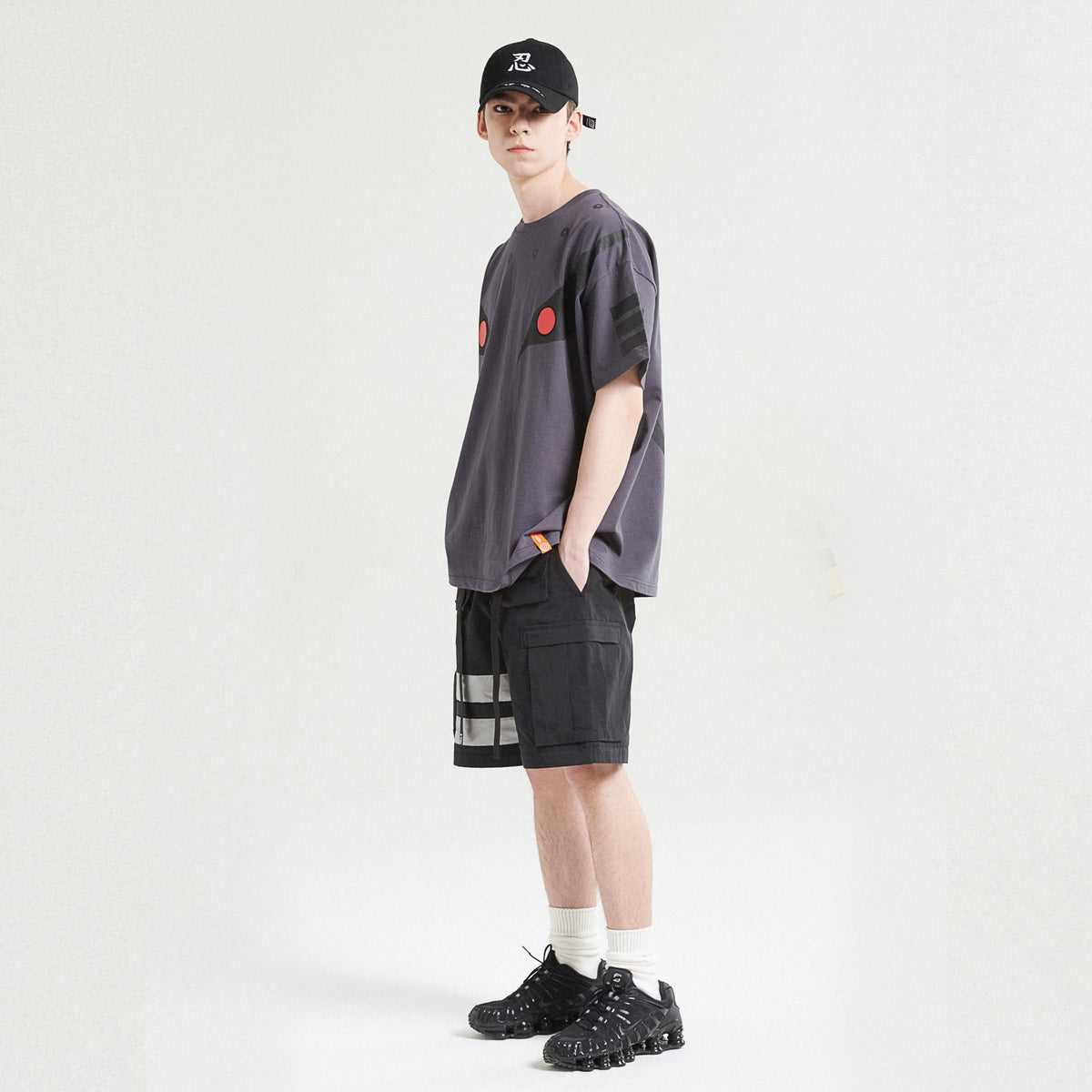 KURAMA T-SHIRTS / CHARCOAL