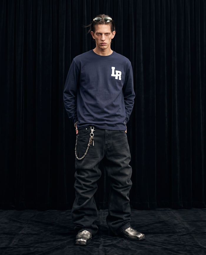 LR STANDARD LONG SLEEVE T-SHIRT / NAVY
