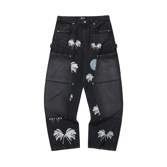 WDS X LIBERE MODIFY PAINTER PANTS / BLACK