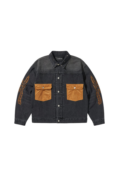 1950’s DENIM JACKET / BLACK