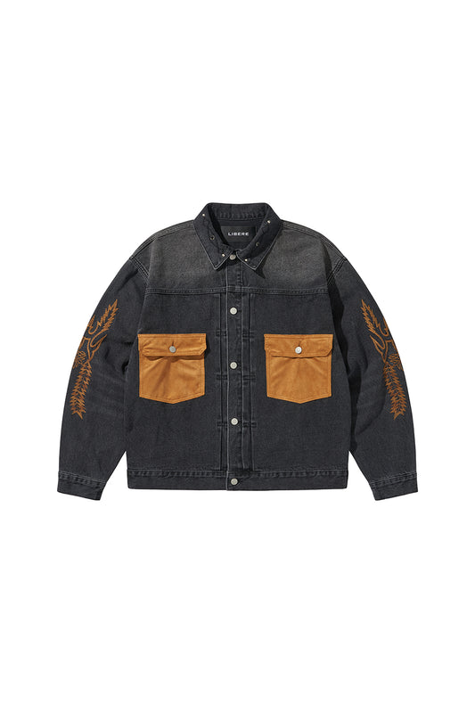 1950’s DENIM JACKET / BLACK