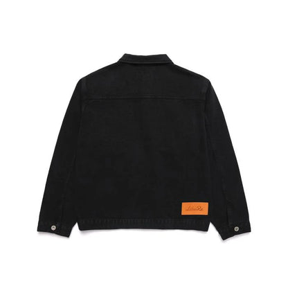 COLOR DENIM JACKET/BLACK