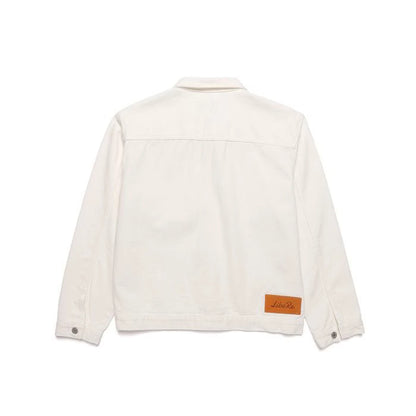 COLOR DENIM JACKET/WHITE