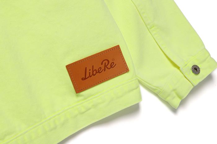 COLOR DENIM JACKET/LEMON