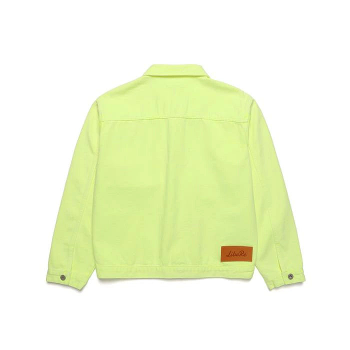 COLOR DENIM JACKET/LEMON