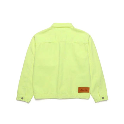 COLOR DENIM JACKET/LEMON