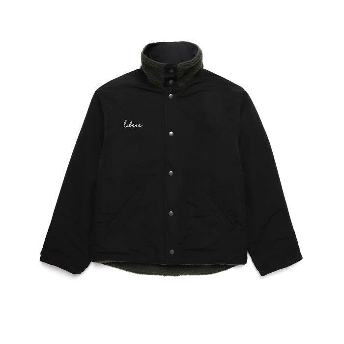 REVERSIBLE WORK JACKET/BLACK×KHAKI