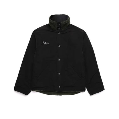 REVERSIBLE WORK JACKET/BLACK×KHAKI