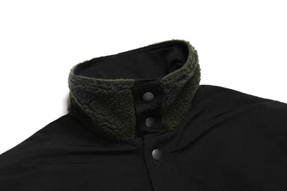 REVERSIBLE WORK JACKET/BLACK×KHAKI