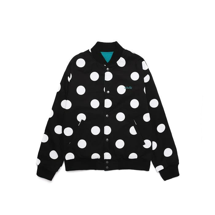 LOGO REVERSIBLE JACKET/BLUE GREEN×BLACK