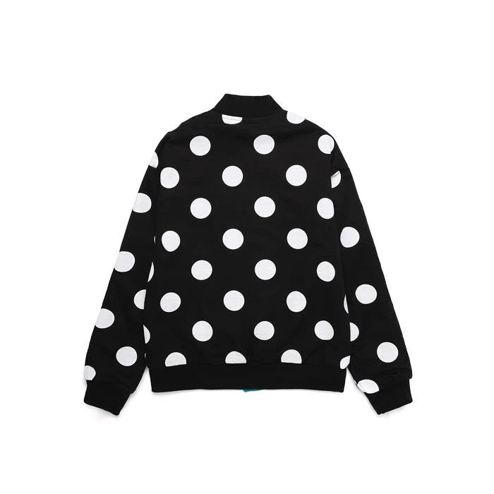 LOGO REVERSIBLE JACKET/BLUE GREEN×BLACK