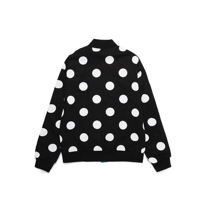 LOGO REVERSIBLE JACKET/BLUE GREEN×BLACK