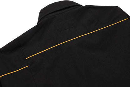 CROSS POCKET SHIRTS/BLACK