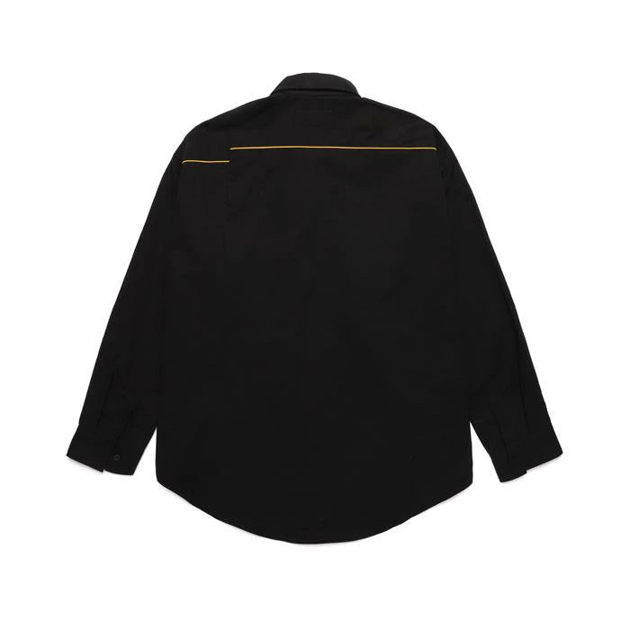 CROSS POCKET SHIRTS/BLACK