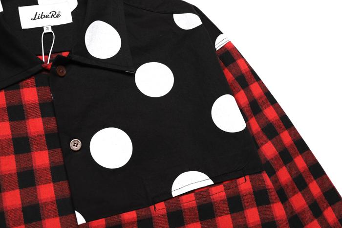 DOT FLANNEL SHIRTS/RED
