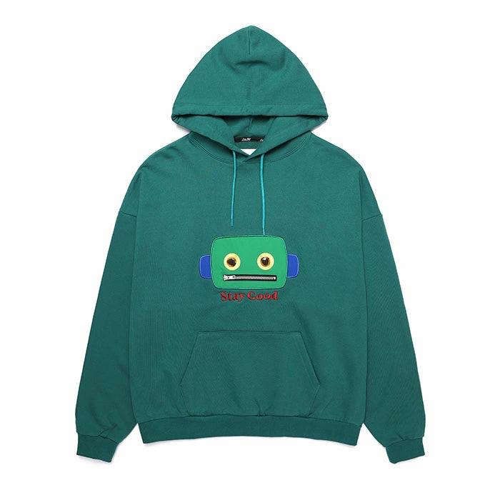 ICON HOODIE/BLUE GREEN