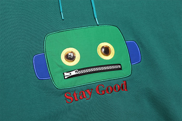 ICON HOODIE/BLUE GREEN