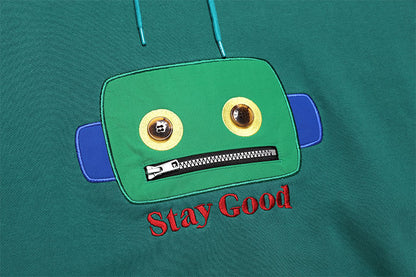 ICON HOODIE/BLUE GREEN