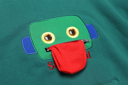 ICON HOODIE/BLUE GREEN