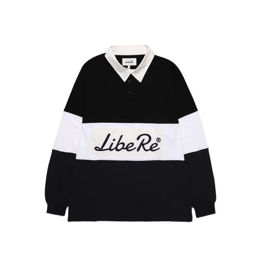 LOGO RUGBY POLO SHIRTS/NAVY