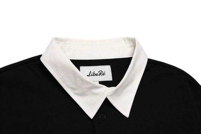 LOGO RUGBY POLO SHIRTS/NAVY