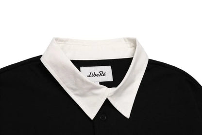 LOGO RUGBY POLO SHIRTS/NAVY