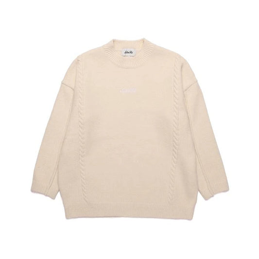 2L CABLE KNIT/IVORY