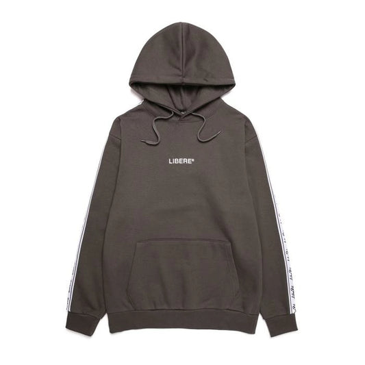 TAPE HOODIE/CHARCOAL