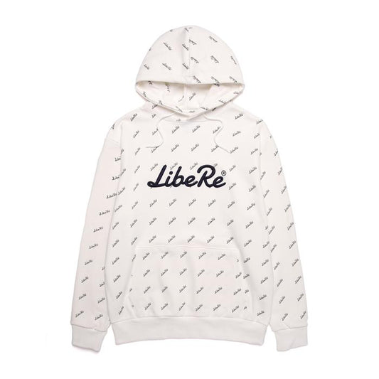 PATTERN HOODIE/WHITE