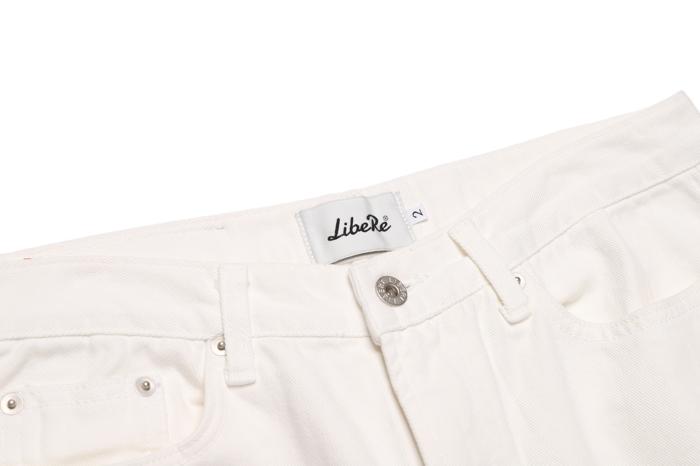 COLOR ZIP DENIM/OFF WHITE
