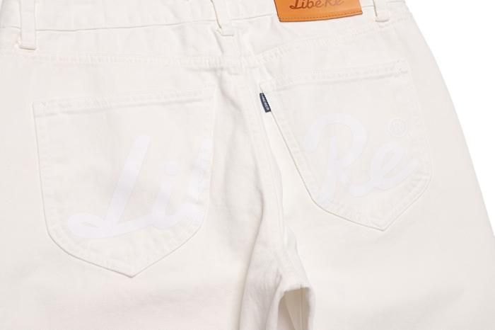 COLOR ZIP DENIM/OFF WHITE