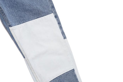 CUT CROP DENIM/LIGHT BLUE