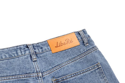 CUT CROP DENIM/LIGHT BLUE