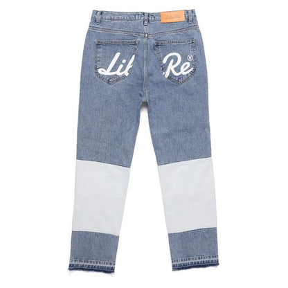 CUT CROP DENIM/LIGHT BLUE