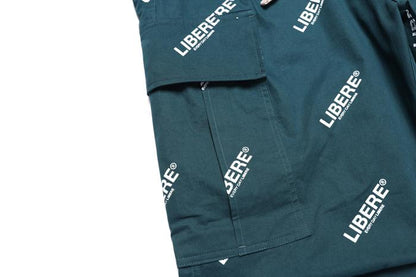 UTILITY CARGO PANTS/BLUE GREEN