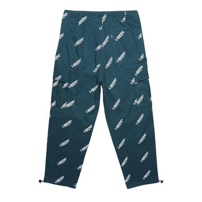 UTILITY CARGO PANTS/BLUE GREEN
