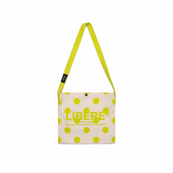 DOT CROSS BAG/NEON GREEN