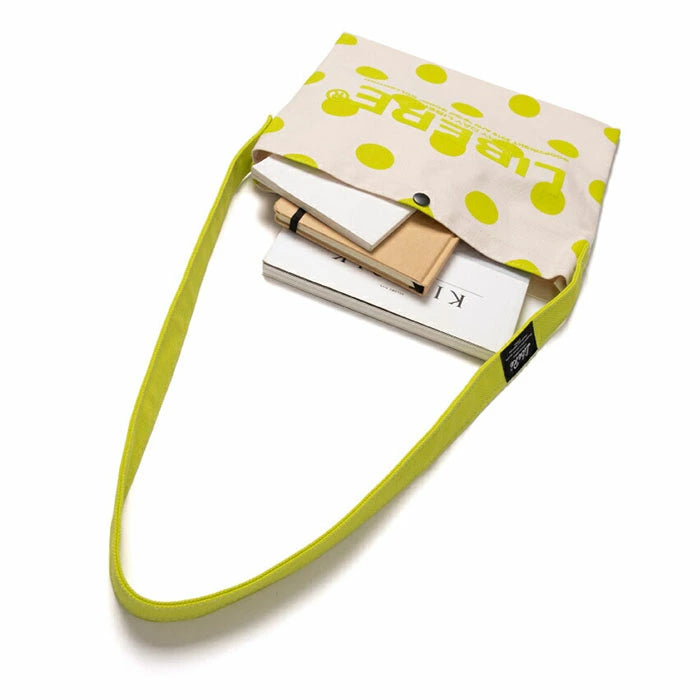 DOT CROSS BAG/NEON GREEN