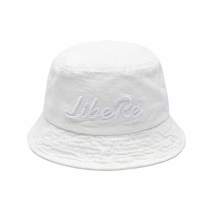 COLOR BUCKET HAT/WHITE