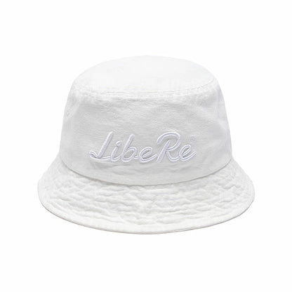 COLOR BUCKET HAT/WHITE
