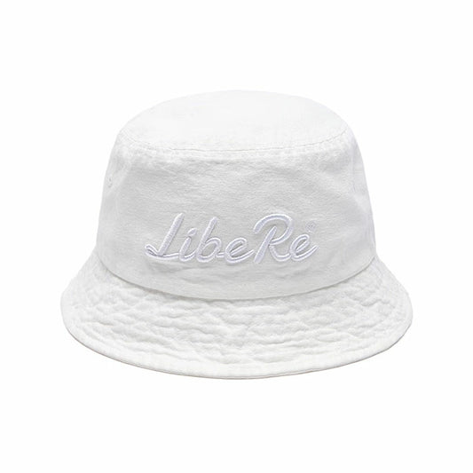 COLOR BUCKET HAT/WHITE
