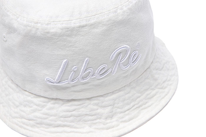 COLOR BUCKET HAT/WHITE