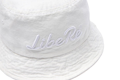 COLOR BUCKET HAT/WHITE