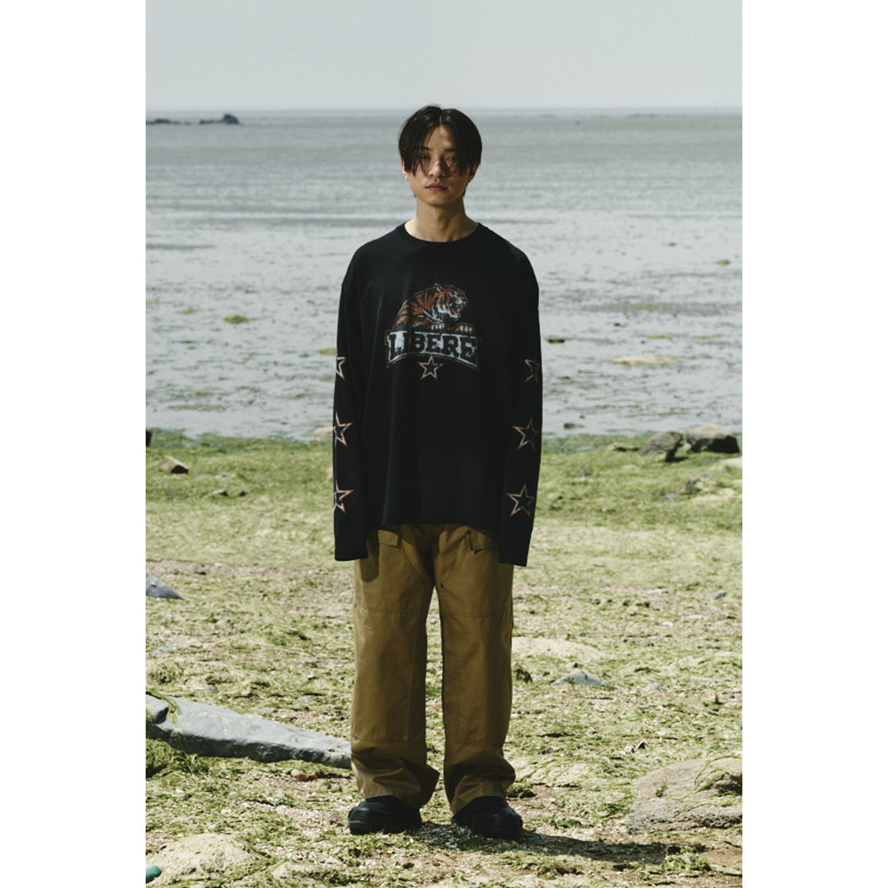 TIGER SHADOW LONG SLEEVE / BLACK