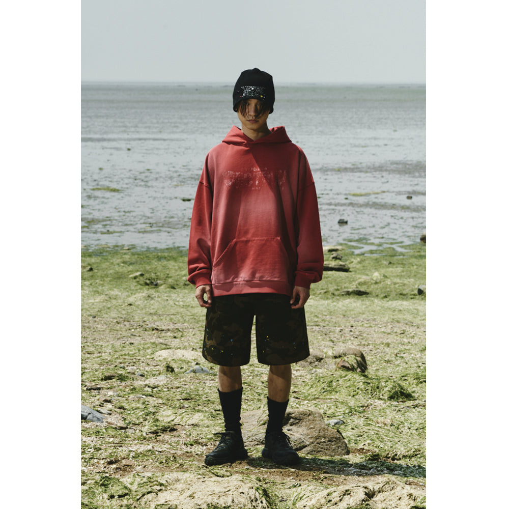 WIDE CROP CARPENTER PANTS / MILITARY CAMO