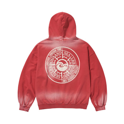 WDS X LIBERE PULLOVER HOODIE / RED