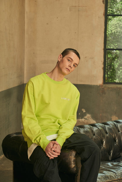 RF LOGO SWEAT/NEON GREEN