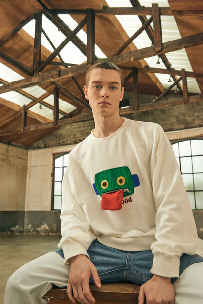 ICON SWEAT/WHITE